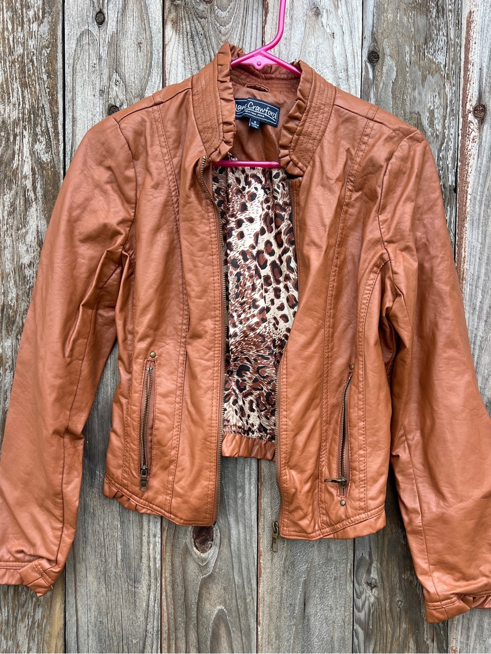 Lane Crawford Faux Leather Jacket